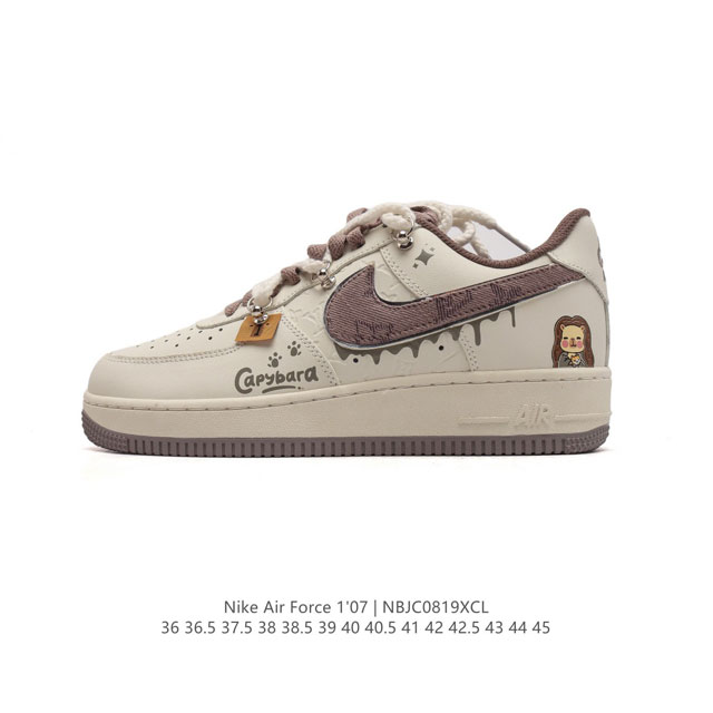 公司级 Af1耐克 Nike Air Force 1 ‘07 Low 空军一号 厚底增高百搭运动板鞋 原楦头原纸板 打造纯正空军版型，专注外贸渠道 全掌内置蜂窝