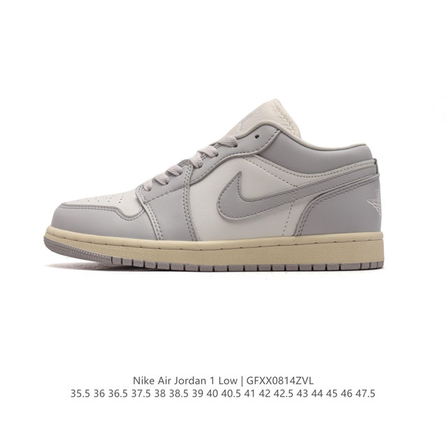 公司级头层皮耐克 乔丹air Jordan 1 Low Aj1 乔1 乔丹1代aj1 低帮复古文化休闲运动篮球鞋。从1985 年面世的元年款汲取设计灵感，采用简