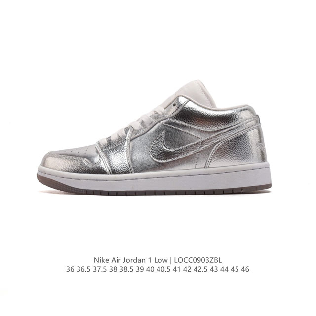 耐克 乔丹air Jordan 1 Low Aj1 乔1 乔丹1代aj1 低帮复古文化休闲运动篮球鞋。从1985 年面世的元年款汲取设计灵感，采用简洁大方的经典