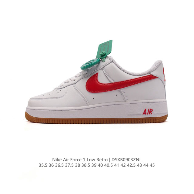 公司级 附赠送logo清洁刷 Af1耐克 Nike Air Force 1 ‘07 Low 空军一号厚底增高百搭休闲运动板鞋 原楦头原纸板 打造纯正空军版型，专