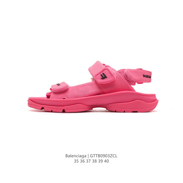 公司级balenciaga Tourist Sandals 巴黎世家 女士凉拖鞋 沙滩鞋 走秀新款凉鞋 Ae版顶级纯原balenciaga 巴黎世家 Track