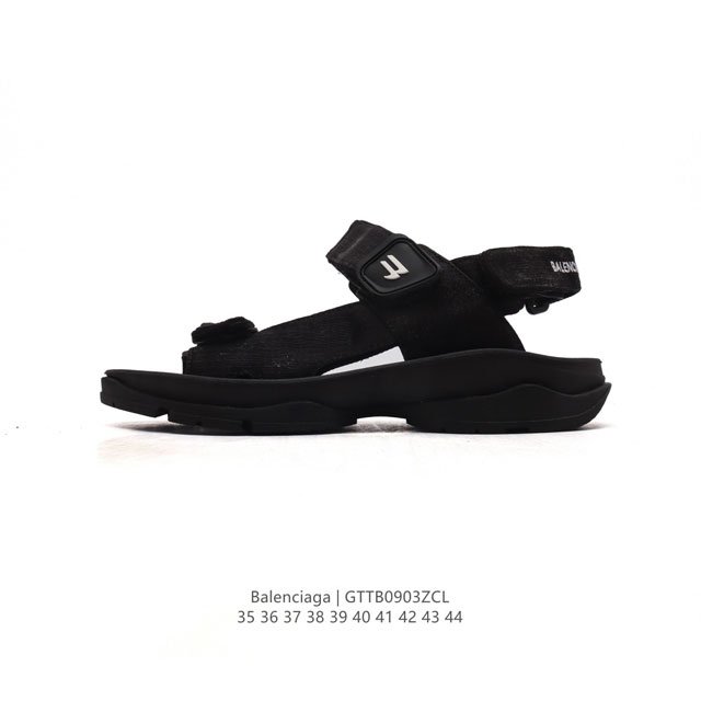 公司级balenciaga Tourist Sandals 巴黎世家 男女士凉拖鞋 沙滩鞋 走秀新款凉鞋 Ae版顶级纯原balenciaga 巴黎世家 Trac