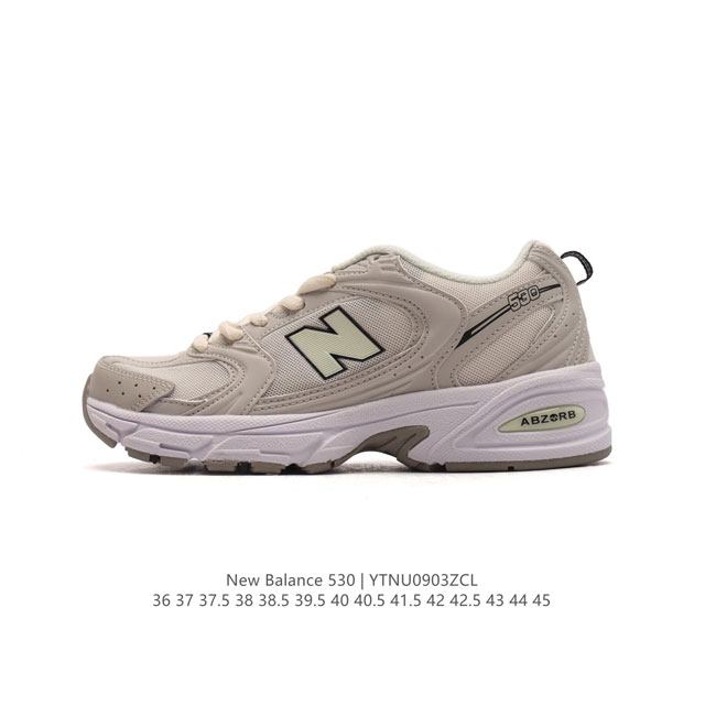 真标 新百伦 Nb530 New Balance 530 复跑古鞋nb530这鞋双确实是nb家经复典古款式之一，以全科新技诠释，成打功造530鞋款。鞋面保在持5