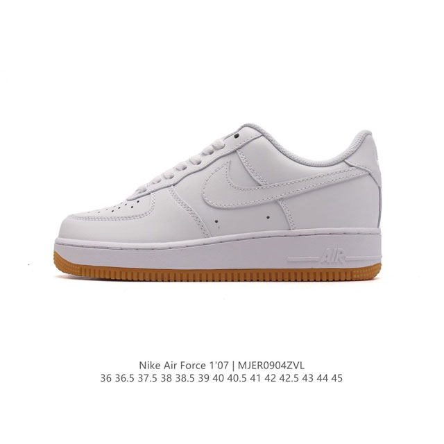 公司级 Af1耐克 Nike Air Force 1 ‘07 Low 空军一号 厚底增高百搭运动板鞋 原楦头原纸板 打造纯正空军版型，专注外贸渠道 全掌内置蜂窝