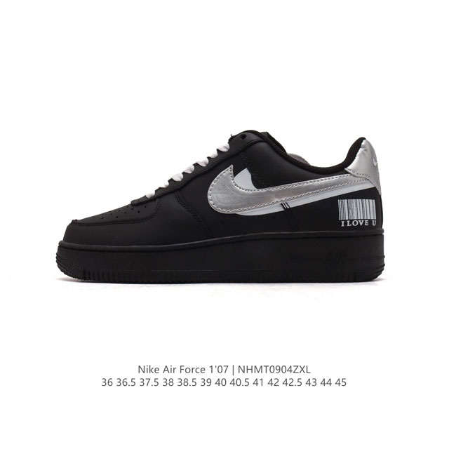 Af1耐克 Nike Air Force 1 ‘07 Low 空军一号 厚底增高百搭运动板鞋 原楦头原纸板 打造纯正空军版型，专注外贸渠道 全掌内置蜂窝气垫 原