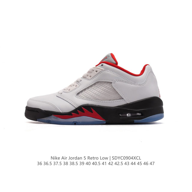 公司级耐克 Nike Air Jordan 5 Retro 低帮 乔丹之子 Aj5 乔丹5代 Aj5 乔5 乔丹5 低邦 乔丹篮球运动鞋 低帮复古休闲文化篮球鞋