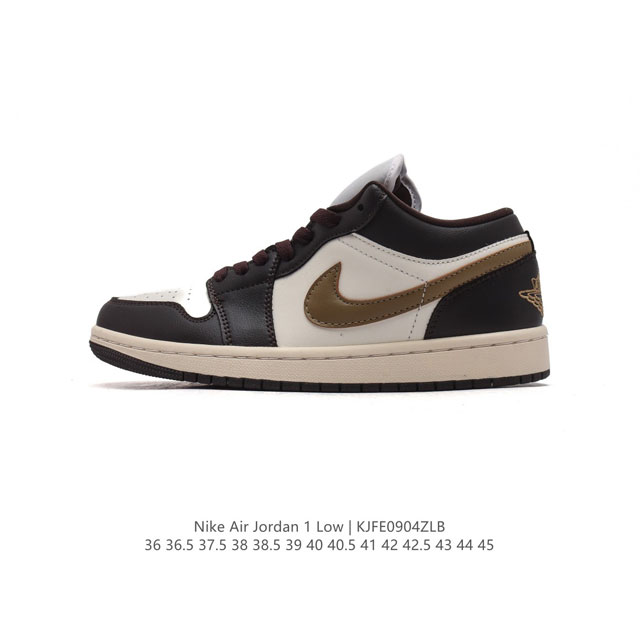 公司级 耐克 乔丹air Jordan 1 Low Aj1 乔1 乔丹1代aj1 低帮复古文化休闲运动篮球鞋。从1985 年面世的元年款汲取设计灵感，采用简洁大