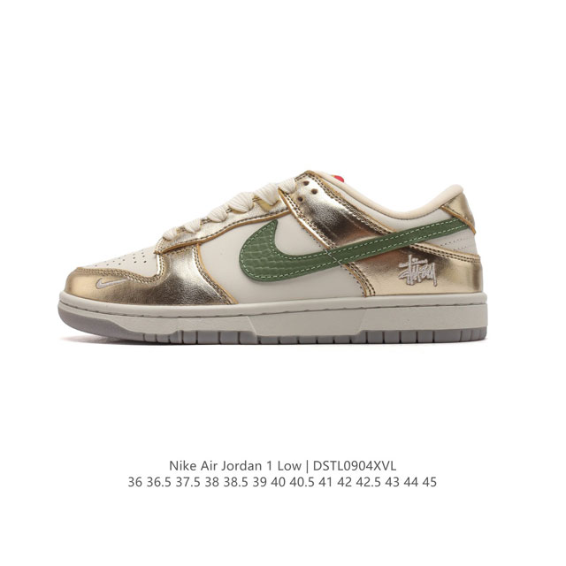 公司级 耐克 乔丹air Jordan 1 Low Aj1 乔1 乔丹1代aj1 低帮复古文化休闲运动篮球鞋。从1985 年面世的元年款汲取设计灵感，采用简洁大