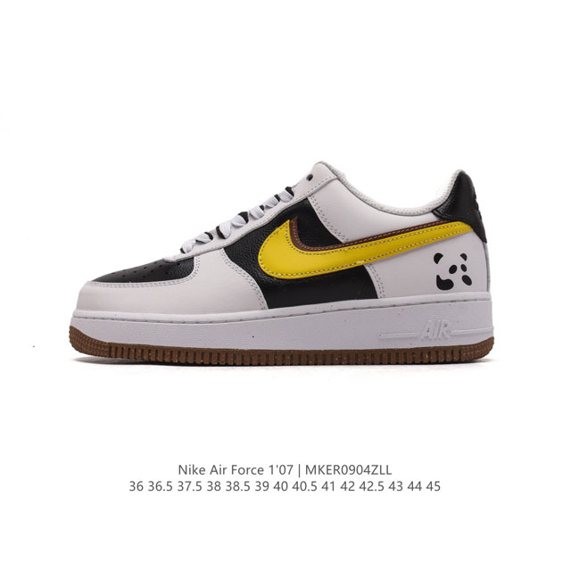 性价比产物 耐克 Nike Air Force 1 '07空军一号 中帮厚底增高百搭休闲运动板鞋。柔软、弹性十足的缓震性能和出色的中底设计，横跨复古与现代的外型