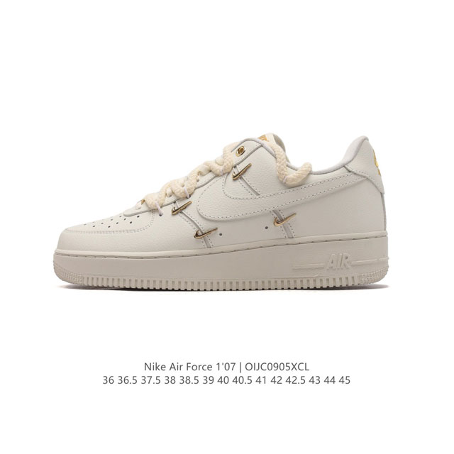 公司级nike Air Force 1‘07 原楦头原纸板 打造纯正低帮空军版型 专注外贸渠道 全掌内置蜂窝气垫 原盒配件 原厂中底钢印、拉帮完美 官方货号:F