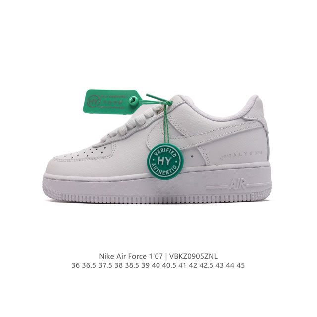 公司级 附赠送logo清洁刷 Af1耐克 Nike Air Force 1 ‘07 Low 空军一号厚底增高百搭休闲运动板鞋 原楦头原纸板 打造纯正空军版型，专