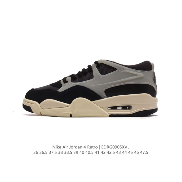 公司级 耐克 Nike Air Jordan 4 Retro Og 低帮 迈克尔 乔丹aj4代乔4 中帮复古休闲运动文化篮球鞋。秉承轻量化的速度型篮球鞋设计思想