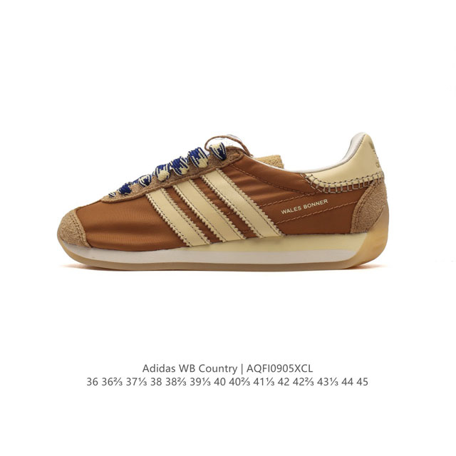 公司级 阿迪达斯 Adidas Country Og Shoes经典复古运动板鞋 T头鞋 久负盛名的复古风皮革经典运动鞋 Country Og系列鞋款于1970