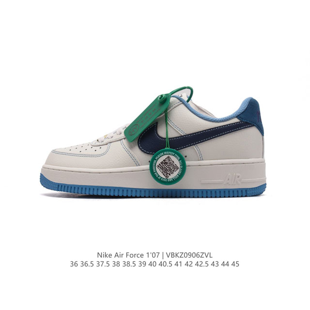 公司级 附赠送logo清洁刷 Af1耐克 Nike Air Force 1 ‘07 Low 空军一号厚底增高百搭休闲运动板鞋 原楦头原纸板 打造纯正空军版型，专