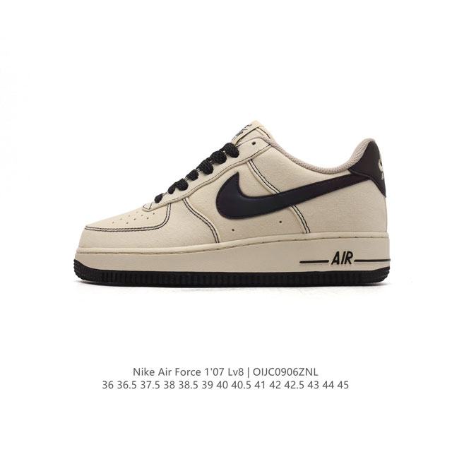 公司级 新款 Af1耐克 Nike Air Force 1 ‘07 Low 空军一号 气垫厚底增高百搭运动板鞋 原楦头原纸板 打造纯正空军版型，专注外贸渠道 全