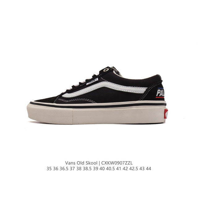 硫化工艺万斯 Vans Old Skool 厚底增高经典款 延续了经典的帆布与麂皮结构，百搭休闲低帮运动滑板鞋 。其实style 36就是现在风靡潮流的vans