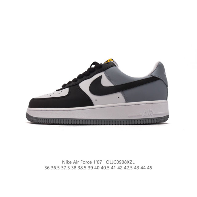 公司级 新款 Af1耐克 Nike Air Force 1 ‘07 Low 空军一号 气垫厚底增高百搭运动板鞋 原楦头原纸板 打造纯正空军版型，专注外贸渠道 全