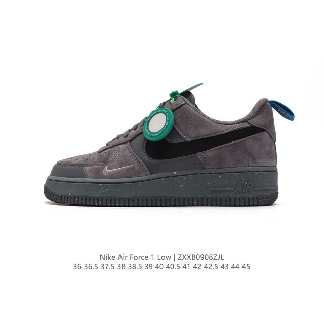 公司级 附赠送logo清洁刷 Af1耐克 Nike Air Force 1 ‘07 Low 空军一号厚底增高百搭休闲运动板鞋 原楦头原纸板 打造纯正空军版型，专