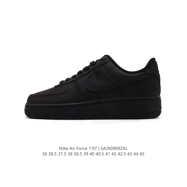 新款 Af1耐克 Nike Air Force 1 ‘07 Low 空军一号 气垫厚底增高百搭运动板鞋 原楦头原纸板 打造纯正空军版型，专注外贸渠道 全掌内置蜂