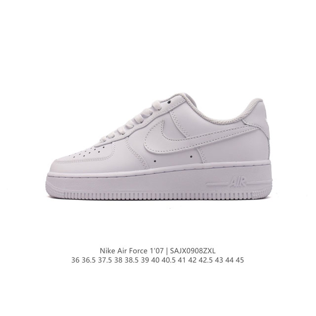 新款 Af1耐克 Nike Air Force 1 ‘07 Low 空军一号 气垫厚底增高百搭运动板鞋 原楦头原纸板 打造纯正空军版型，专注外贸渠道 全掌内置蜂