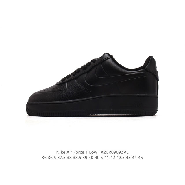 耐克 Nike Air Force 1 '07 Low 空军一号含气垫 低帮百搭厚底增高休闲运动板鞋。柔软、弹性十足的缓震性能和出色的中底设计，横跨复古与现代的