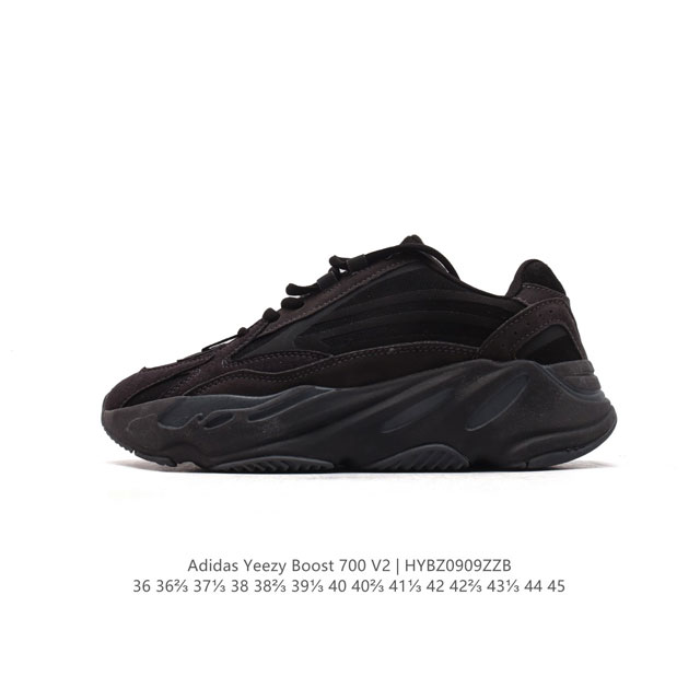 降价 阿迪达斯adidas Yeezy 700 V2 3M反光椰子厚底男女老爹鞋缓震透气舒适中性跑鞋。在原鞋型yeezy Boost 700稍作修改，整体鞋型流