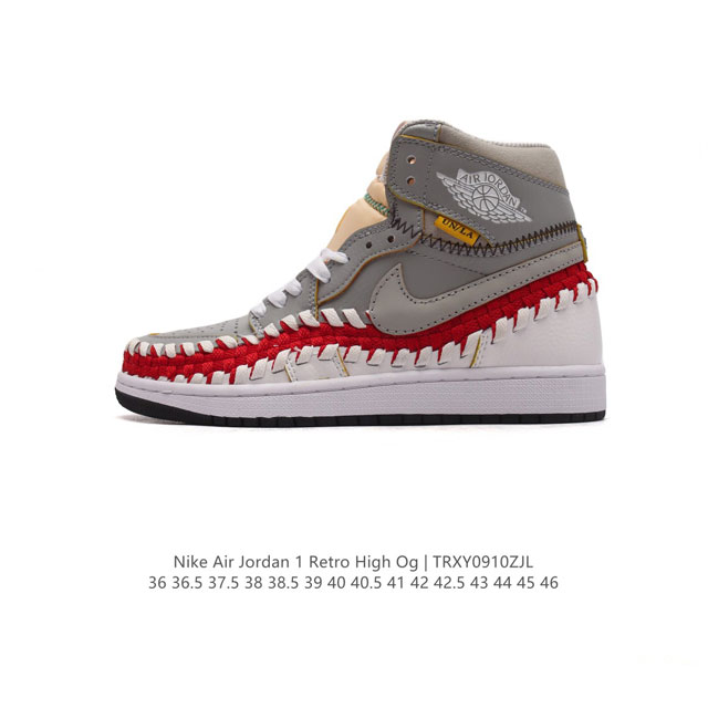 公司级 耐克 Nike Jordan 全新union La X Aj1高清实物辨识度拉满 Aj1 高帮运动板鞋 时尚篮球鞋！Union La作为知名的潮流品牌，