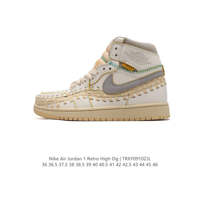 公司级 耐克 Nike Jordan 全新union La X Aj1高清实物辨识度拉满 Aj1 高帮运动板鞋 时尚篮球鞋！Union La作为知名的潮流品牌，