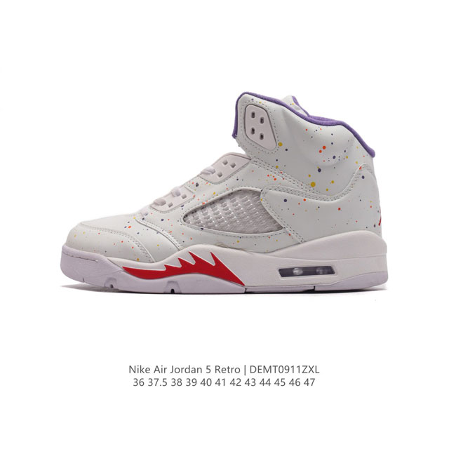 耐克 Nike Air Jordan 5 Retro 高帮男女鞋 乔丹之子 Aj5 乔丹5代 Aj5 乔5 乔丹5 高邦 乔丹篮球运动鞋 低帮复古休闲文化篮球鞋