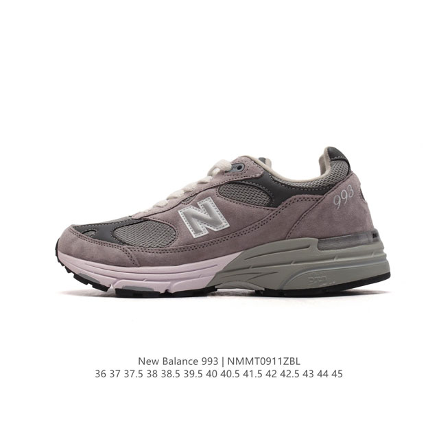 公司级 Newbalance 新百伦993系列美产老爹鞋总统经典复古运动鞋纽巴伦993总统慢跑鞋。卓越的舒适性与经典风格相得益彰，打造出我们的 Made In