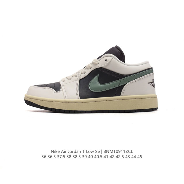 耐克 乔丹air Jordan 1 Low Aj1 乔1 乔丹1代aj1 低帮复古文化休闲运动篮球鞋。从1985 年面世的元年款汲取设计灵感，采用简洁大方的经典