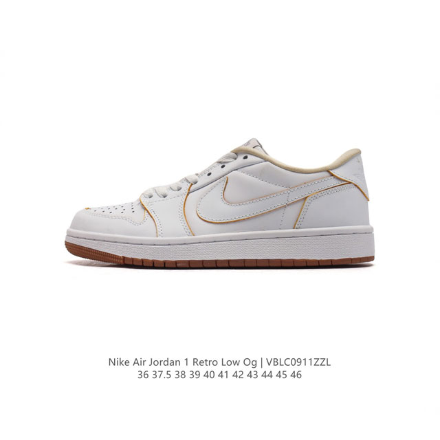 耐克 乔丹air Jordan 1 Low Aj1 乔1 乔丹1代aj1 低帮复古文化休闲运动篮球鞋。从1985 年面世的元年款汲取设计灵感，采用简洁大方的经典