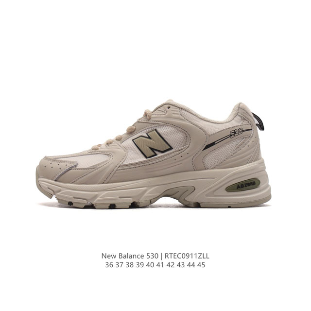 真标 新百伦 Nb530 New Balance 530 复跑古鞋nb530这鞋双确实是nb家经复典古款式之一，以全科新技诠释，成打功造530鞋款。鞋面保在持5