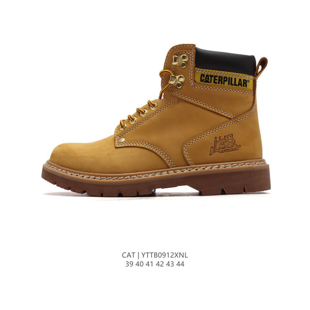 公司级 Cat Footwear Cat 卡特工装 休闲复古潮鞋系列靴子 马丁靴 新款潮高帮板鞋 专治各种不帅 鞋身轻便 舒适性相当不错 橡胶大底 上身随意搭配