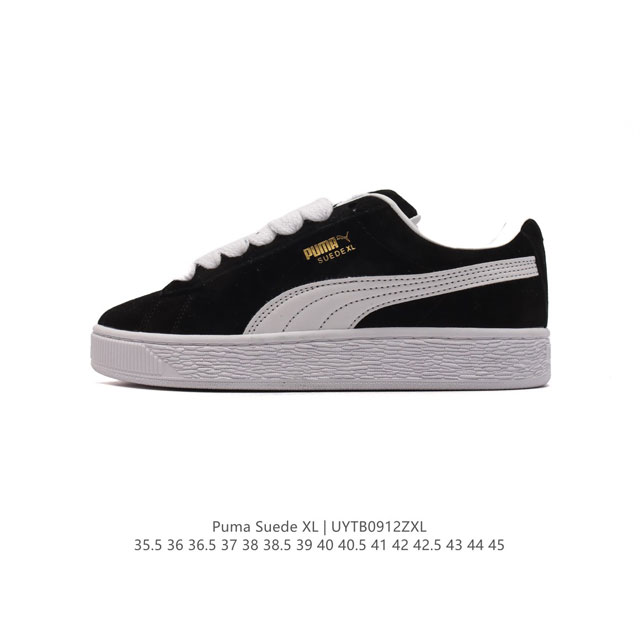 彪马puma Suede Xl 低帮复古轻便透气防滑减震休闲鞋 厚底增高运动板鞋 类型：男女鞋 尺码: 35.5-45含半码 货号：397197-01 编码：U