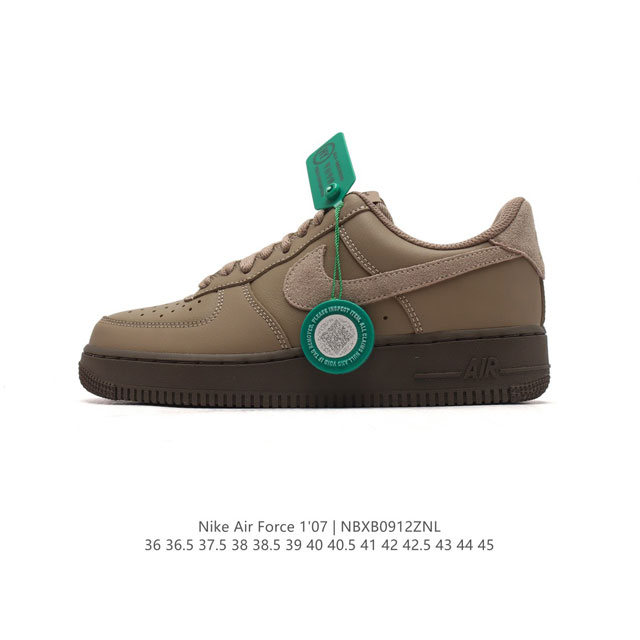 公司级 附赠送logo清洁刷 Af1耐克 Nike Air Force 1 ‘07 Low 空军一号厚底增高百搭休闲运动板鞋 原楦头原纸板 打造纯正空军版型，专