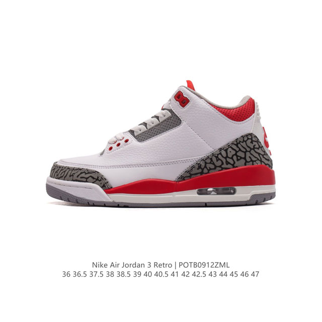 公司级 耐克 乔丹 Aj3 耐克 Nike Air Jordan 3 Retro Se 乔3 复刻篮球鞋 乔丹3代 三代 男女子运动鞋，作为 Aj 系列中广受认