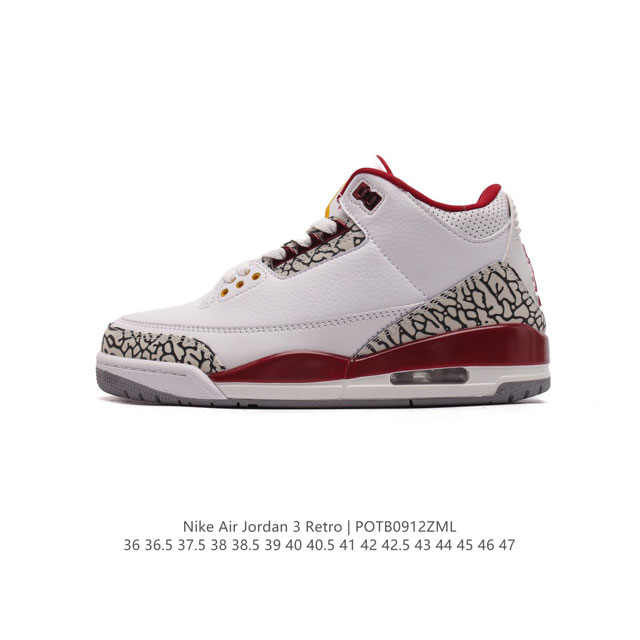 公司级 耐克 乔丹 Aj3 耐克 Nike Air Jordan 3 Retro Se 乔3 复刻篮球鞋 乔丹3代 三代 男女子运动鞋，作为 Aj 系列中广受认