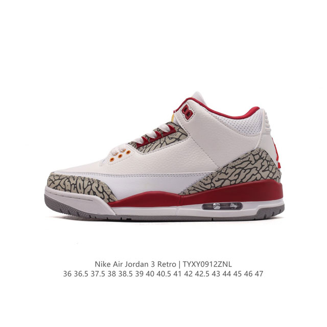 公司级 耐克 乔丹 Aj3 耐克 Nike Air Jordan 3 Retro Se 乔3 复刻篮球鞋 乔丹3代 三代 男女子运动鞋，作为 Aj 系列中广受认