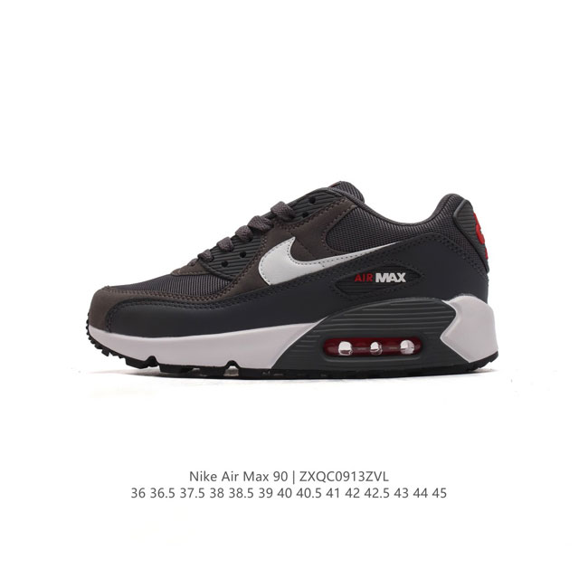 Nike耐克运动鞋男女鞋 Air Max 90 健身运动跑鞋休闲鞋 复古风十足！Air Max 90 作为 Nike 旗下最经典的鞋型之一，凭借着百搭的造型，获