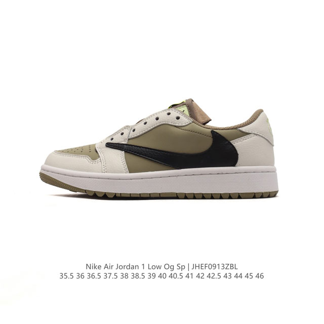 公司级 真标 耐克 Nike Air Jordan 1 Low Og Sp Military Blue Aj1乔1 倒勾 低帮篮球鞋 Aj1 乔丹1代 Aj1