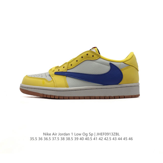 公司级 真标 耐克 Nike Air Jordan 1 Low Og Sp Military Blue Aj1乔1 倒勾 低帮篮球鞋 Aj1 乔丹1代 Aj1