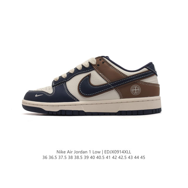 公司级 耐克 乔丹air Jordan 1 Low Aj1 乔1 乔丹1代aj1 低帮复古文化休闲运动篮球鞋。从1985 年面世的元年款汲取设计灵感，采用简洁大