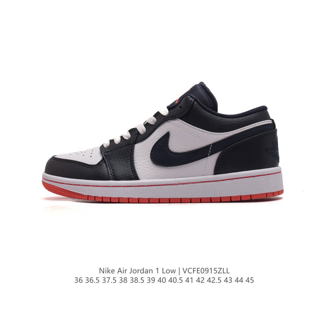 公司级 耐克 乔丹air Jordan 1 Low Aj1 乔1 乔丹1代aj1 低帮复古文化休闲运动篮球鞋。从1985 年面世的元年款汲取设计灵感，采用简洁大