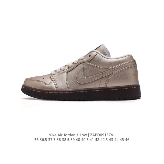 耐克 乔丹air Jordan 1 Low Aj1 乔1 乔丹1代aj1 低帮复古文化休闲运动篮球鞋。从1985 年面世的元年款汲取设计灵感，采用简洁大方的经典