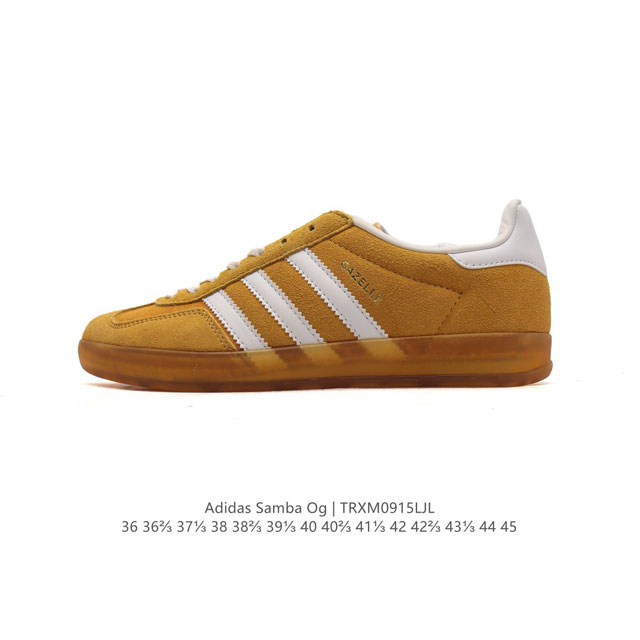 阿迪达斯 德训鞋 Adidas Originals Samba Og Shoes 经典运动鞋小白鞋 T头鞋 男女鞋 彰显休闲摩登风情的时尚经典鞋。它诞生于 年代