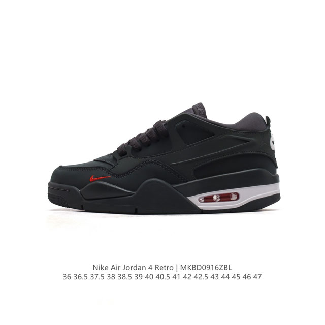 公司级 耐克 Nike Air Jordan 4 Retro Og 低帮 迈克尔 乔丹aj4代乔4 中帮复古休闲运动文化篮球鞋。秉承轻量化的速度型篮球鞋设计思想