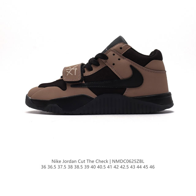 头层皮 耐克nike Wmns Air Jordan Cut The Check 时尚倒钩运动鞋aj1乔丹一代低帮经典复古文化休闲运动篮球鞋板鞋，当红美潮,设计