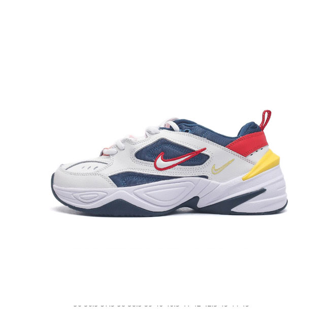 公司级耐克nike Air Monarch M2K 经典复古老爹鞋 夸张流线极符 风靡老爹元素 外形延续当下潮流得未来感老爹鞋 设计干净！ 货号：Bq3378-