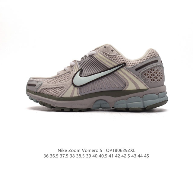 Nike 耐克夏季 Zoom Vomero 5 运动鞋休闲训练跑步鞋。Nike Zoom Vomero 5 男女子运动鞋妥帖包覆足部，提供透气支撑效果。耐穿材料